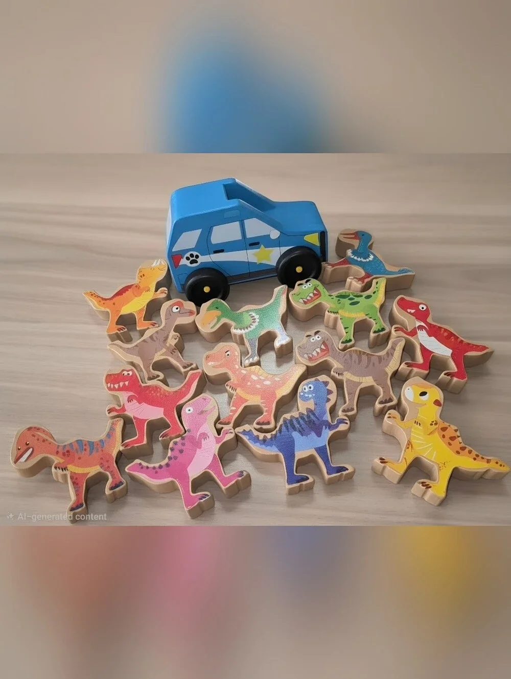 Lakeshore Dinosaur Stacking Toys Blocks (two sided)  with bonus toys  i have inc